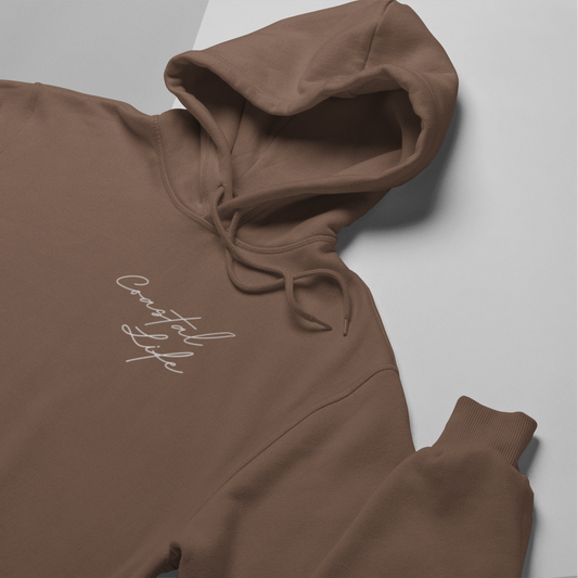 Coastal Life Hoodie — Long Beach Edition (Chestnut)